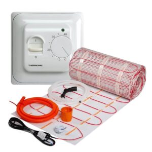Zestaw ogrzewania podłogowego 10m2 + regulator manualny TVM05