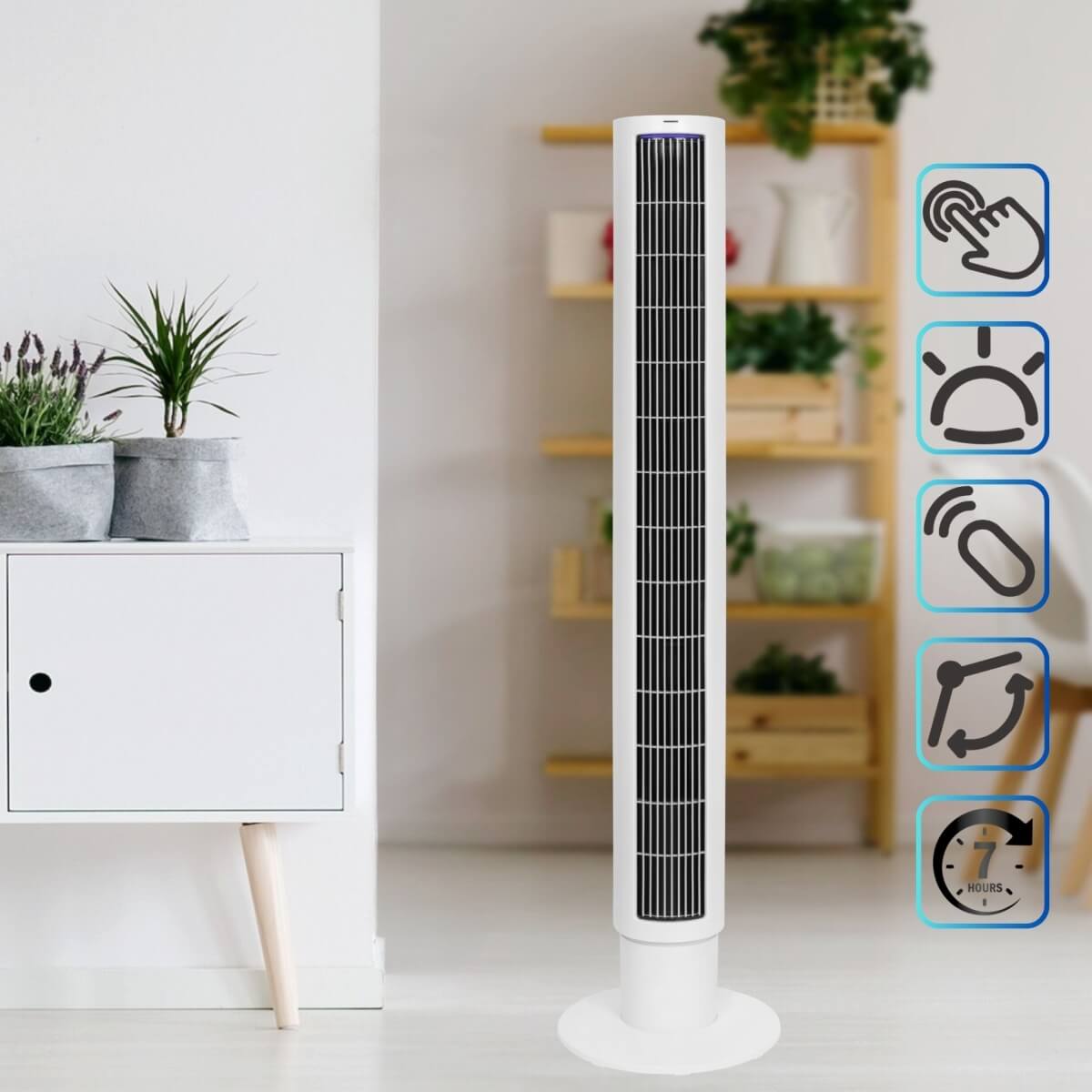 Wentylator kolumnowy Thermeco TFH03L biały - obrazek 6
