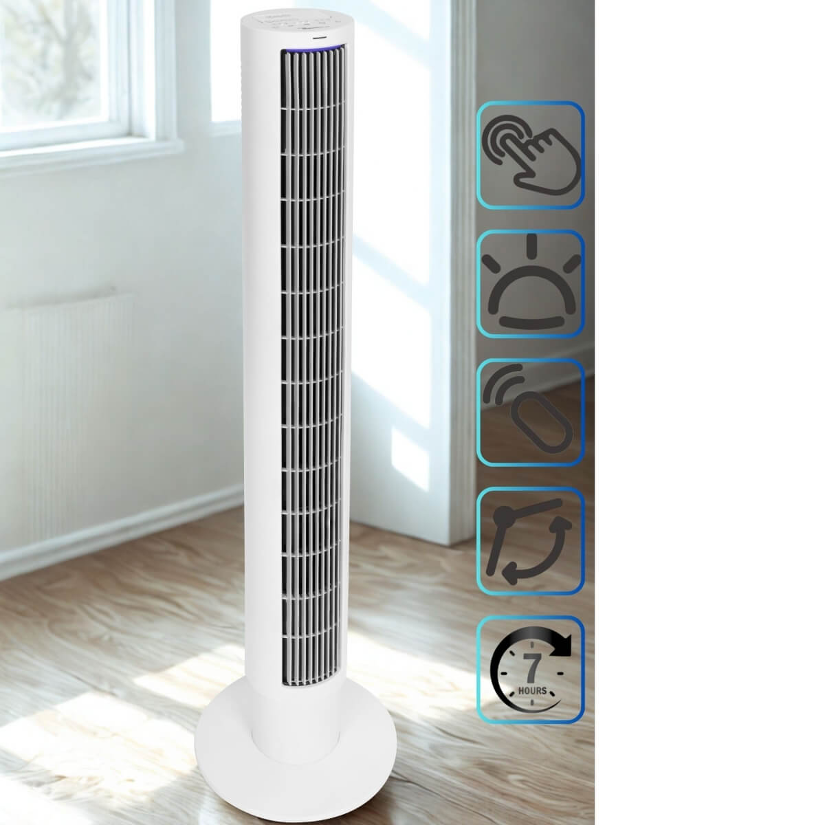 Wentylator kolumnowy Thermeco TFH03L biały - obrazek 7