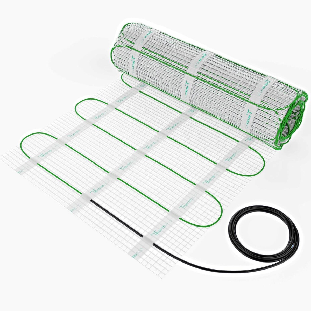 Mata grzewcza ECO zestaw pod płytki 3m2 + termostat H16 - obrazek 3