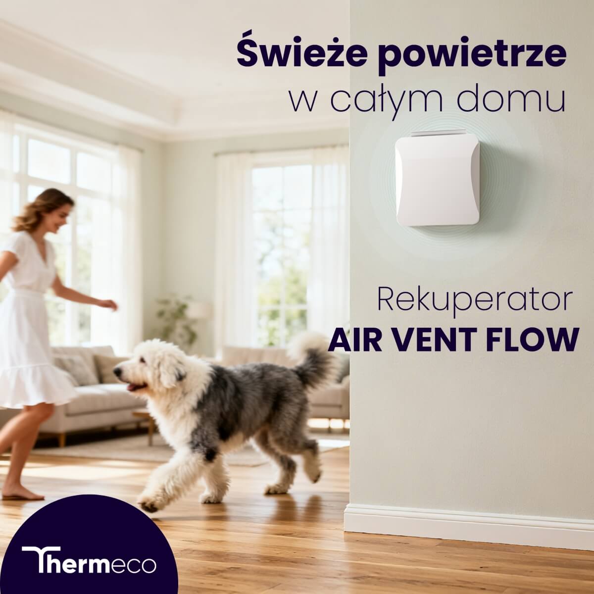 Rekuperator decentralny AIR VENT FLOW - obrazek 6