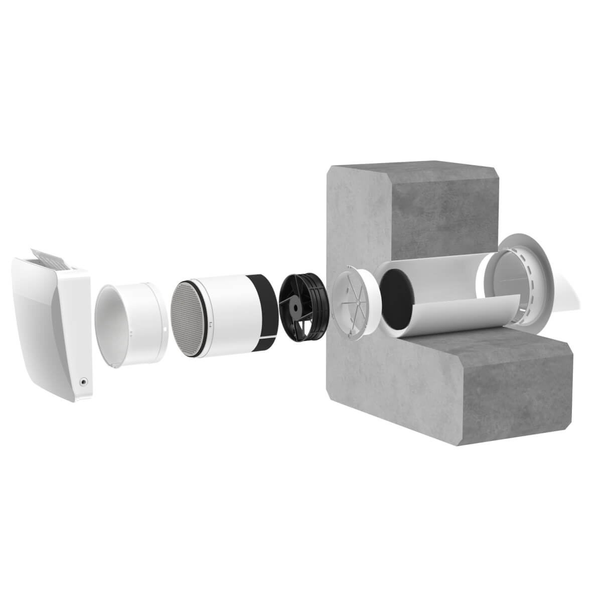 Rekuperator decentralny AIR VENT FLOW - obrazek 9