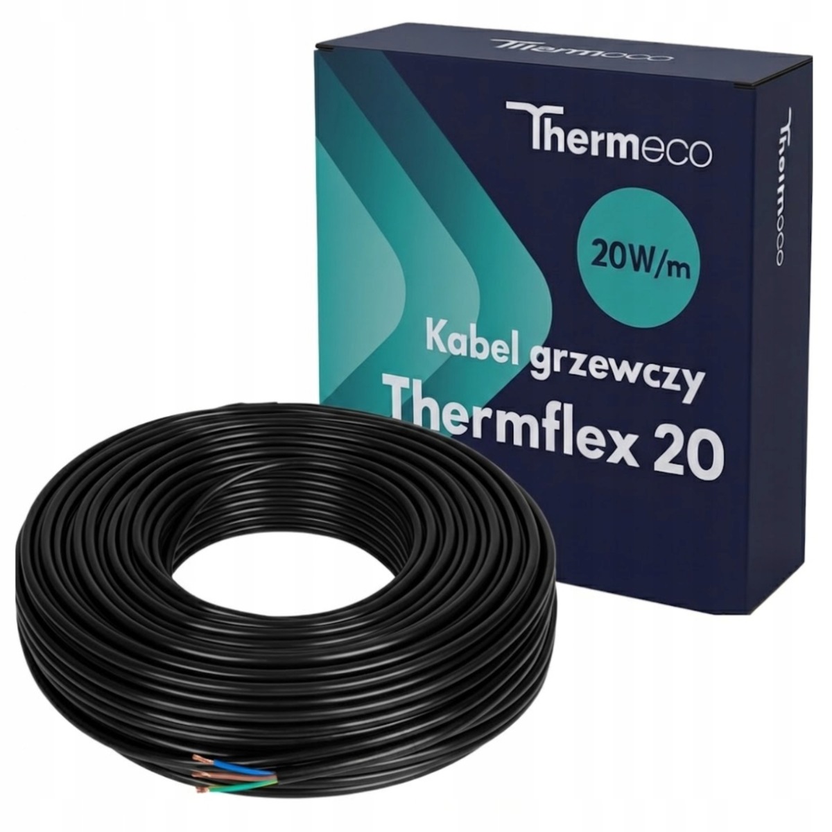 Kabel grzewczy THERMECO Thermflex - 20W/m - 10mb / 200W