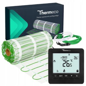 Mata grzewcza ECO zestaw pod płytki 1m2 + termostat H8