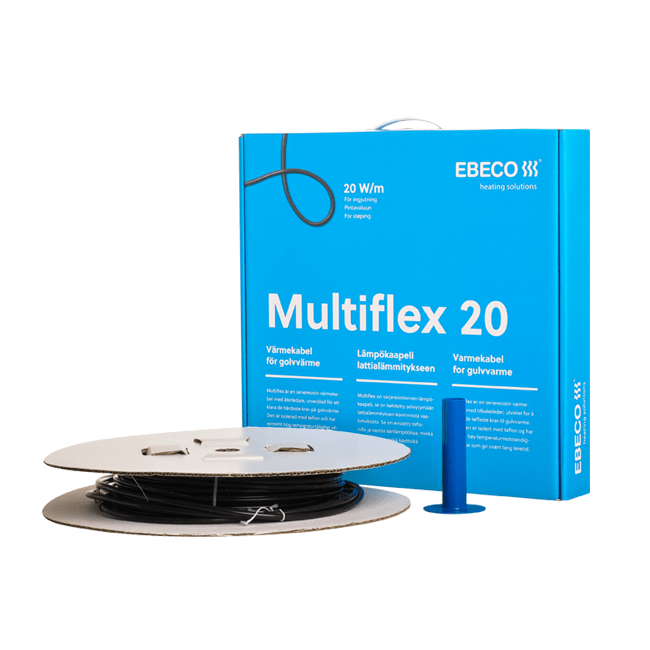 Kabel grzewczy Multiflex 20W/m, zasilanie jednostronne - 79mb / 1560 W