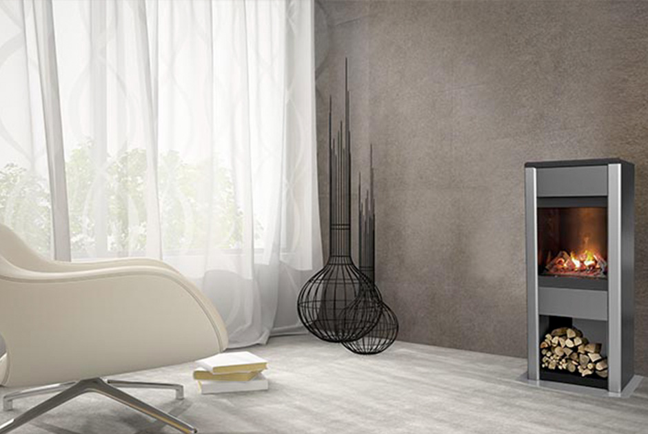 Kominek elektryczny z obudową Dimplex Cubic 3D - obrazek 3