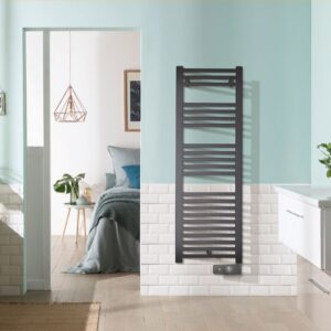 Elektryczny grzejnik łazienkowy - Atlantic 2012 SLIM Antracyt (300 W)