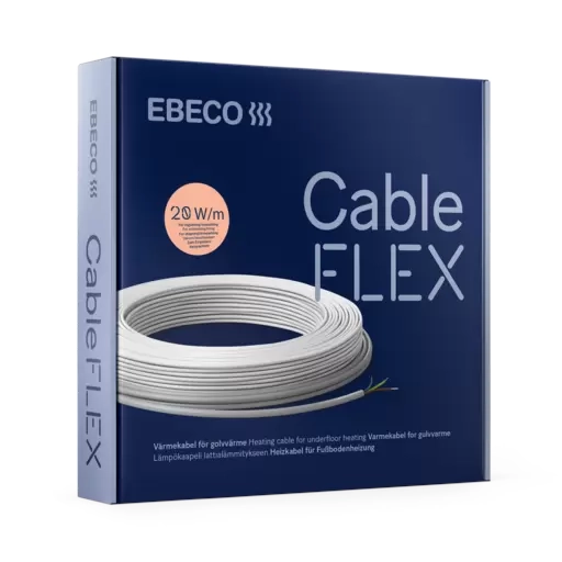 Kabel grzewczy Cableflex 20W/m, zasilanie jednostronne - 17mb / 350 W