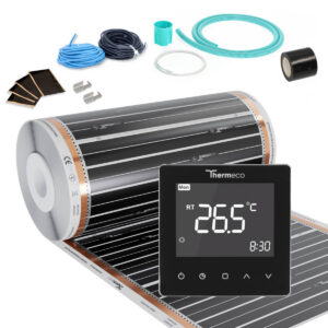 Zestaw folii grzewczej na podczerwień 20m2 (150W/m2) + regulator H10