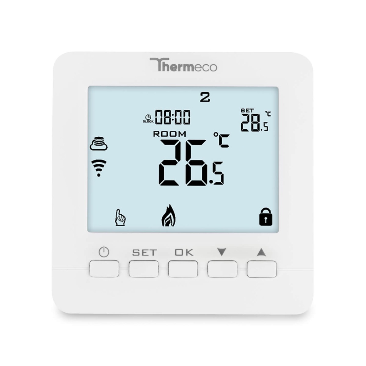 Zestaw ogrzewania pod panele Thermeco 4m2 + regulator programowalny H8 - obrazek 3