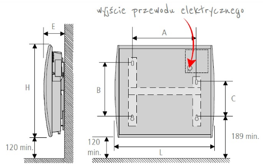 Promiennik ciepła Atlantic SOLIUS 1000W WiFi - obrazek 3
