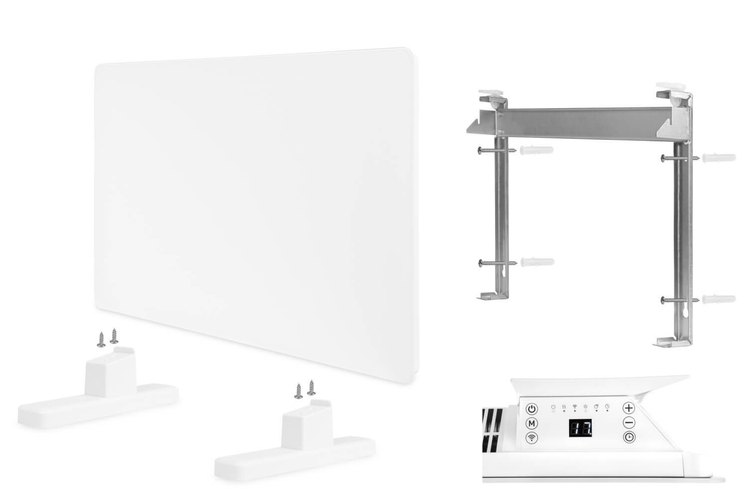 Elektryczny grzejnik szklany Thermeco Glasso 10 z WiFi - obrazek 8