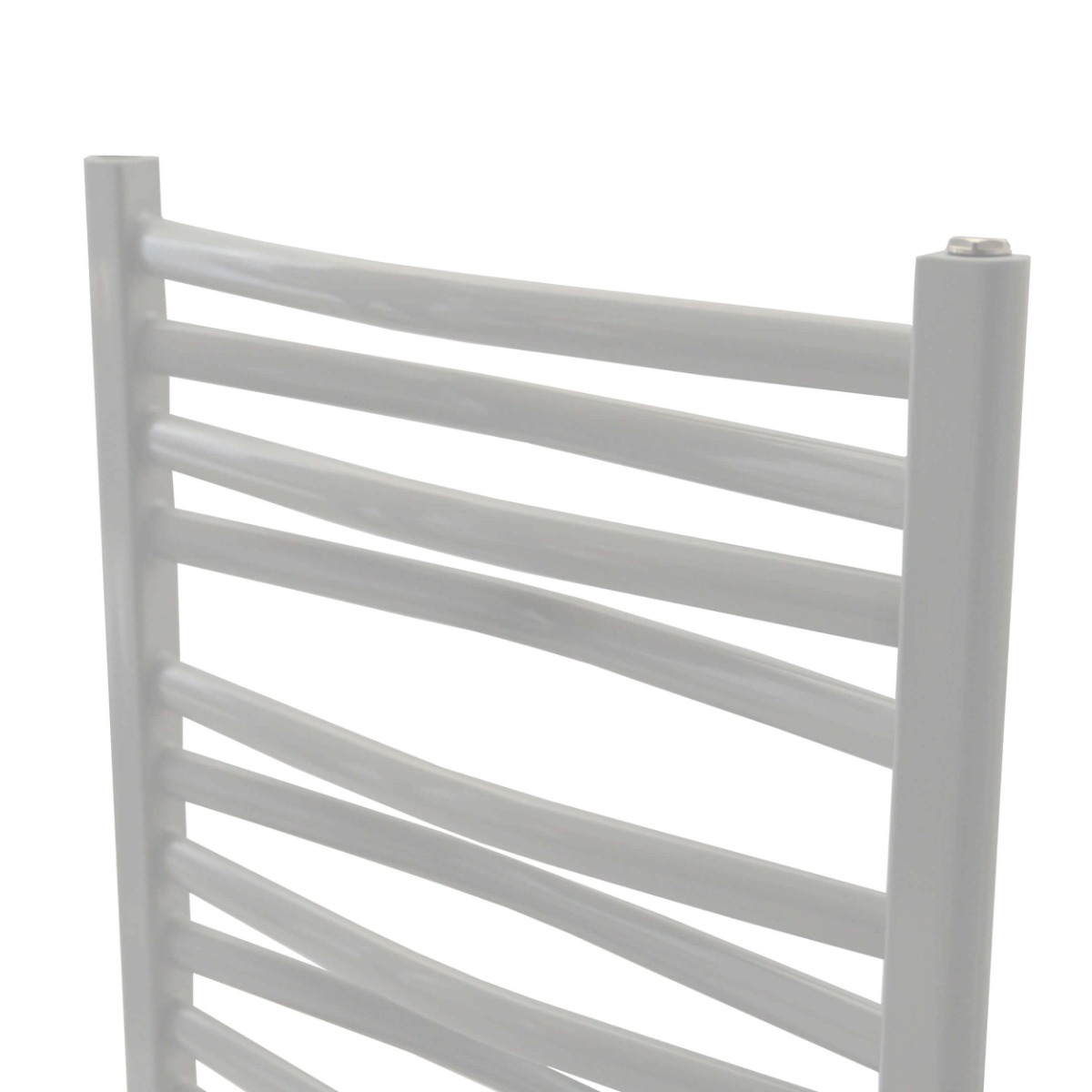 Grzejnik łazienkowy Łezka 3D 675x540 mm - biały - obrazek 4