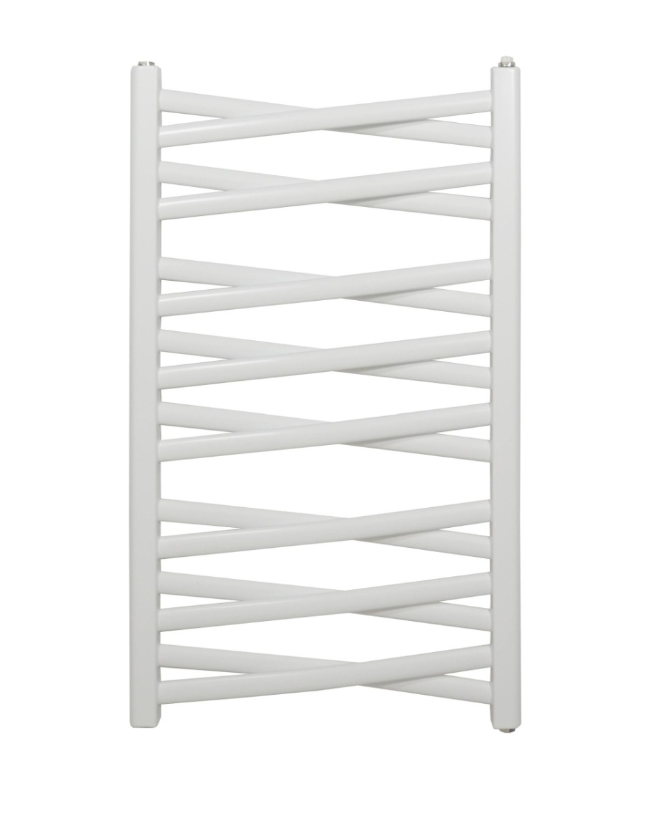 Grzejnik łazienkowy Łezka 3DX 910x440 mm - biały