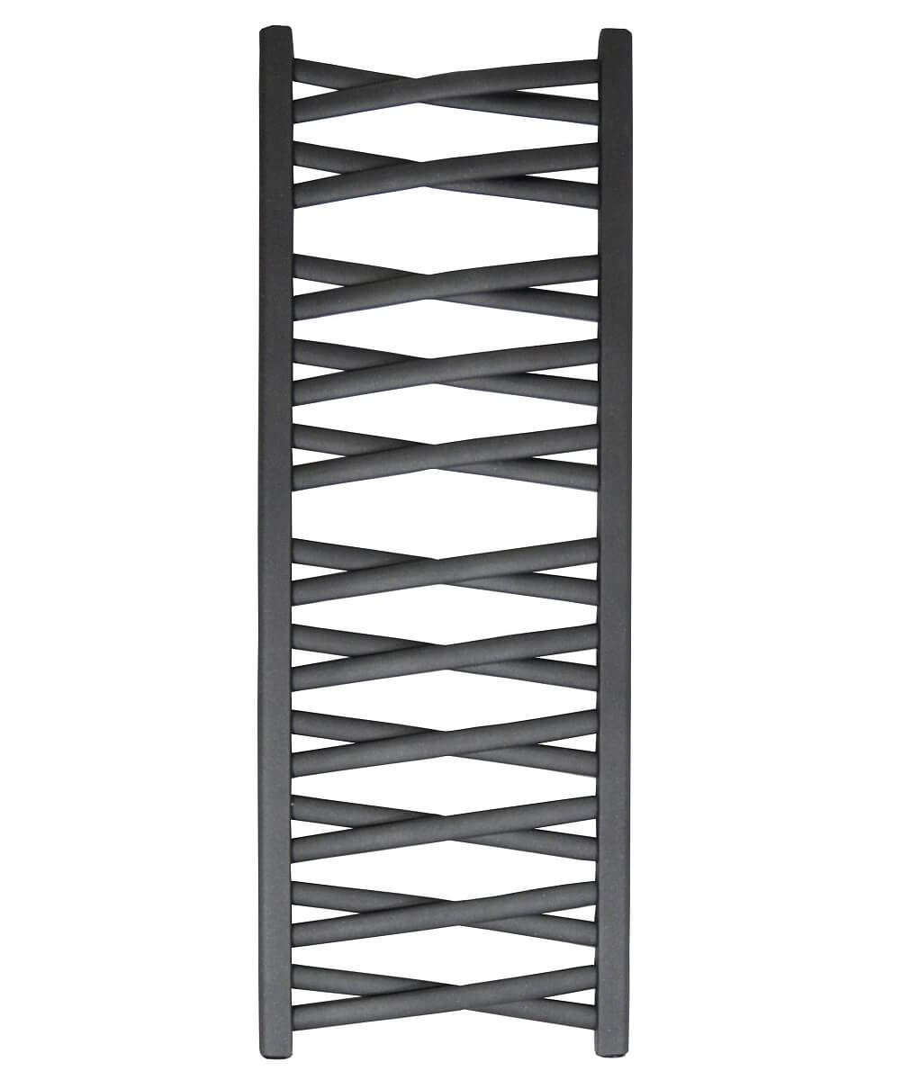 Grzejnik łazienkowy Łezka 3DX 1435x440 mm - czarny - obrazek 6