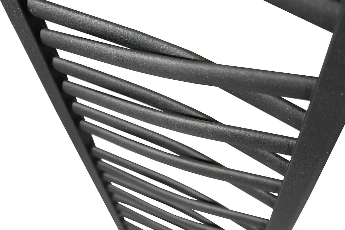 Grzejnik łazienkowy Łezka 3DX 1205x540 mm - czarny - obrazek 7