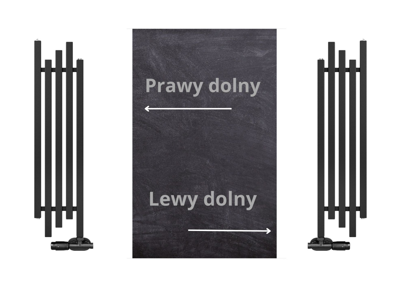 Grzejnik dekoracyjny Pork 1000x300 mm - obrazek 8