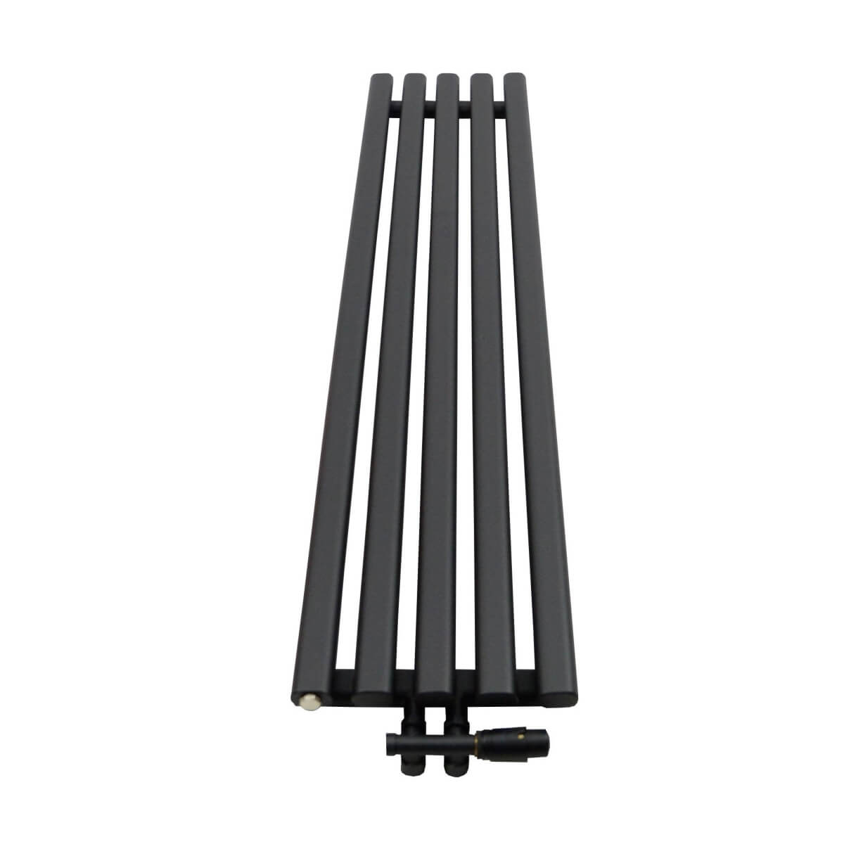 Grzejnik dekoracyjny Lazur 1200x330 mm - czarny - obrazek 7
