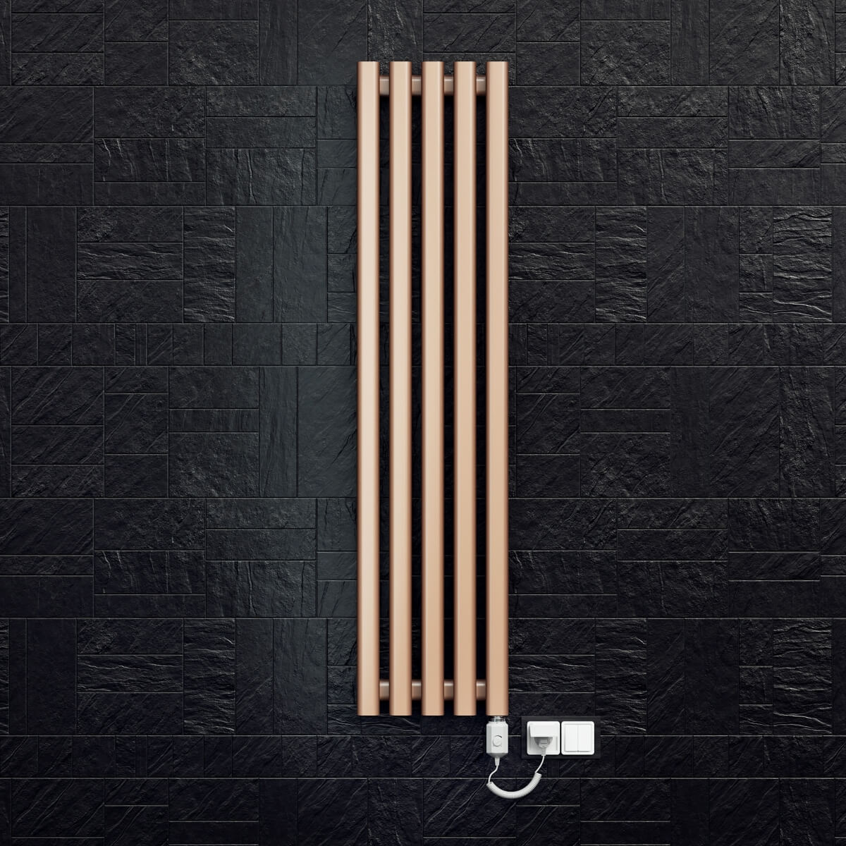 Grzejnik dekoracyjny Lazur 1200x540 mm - biały - obrazek 6