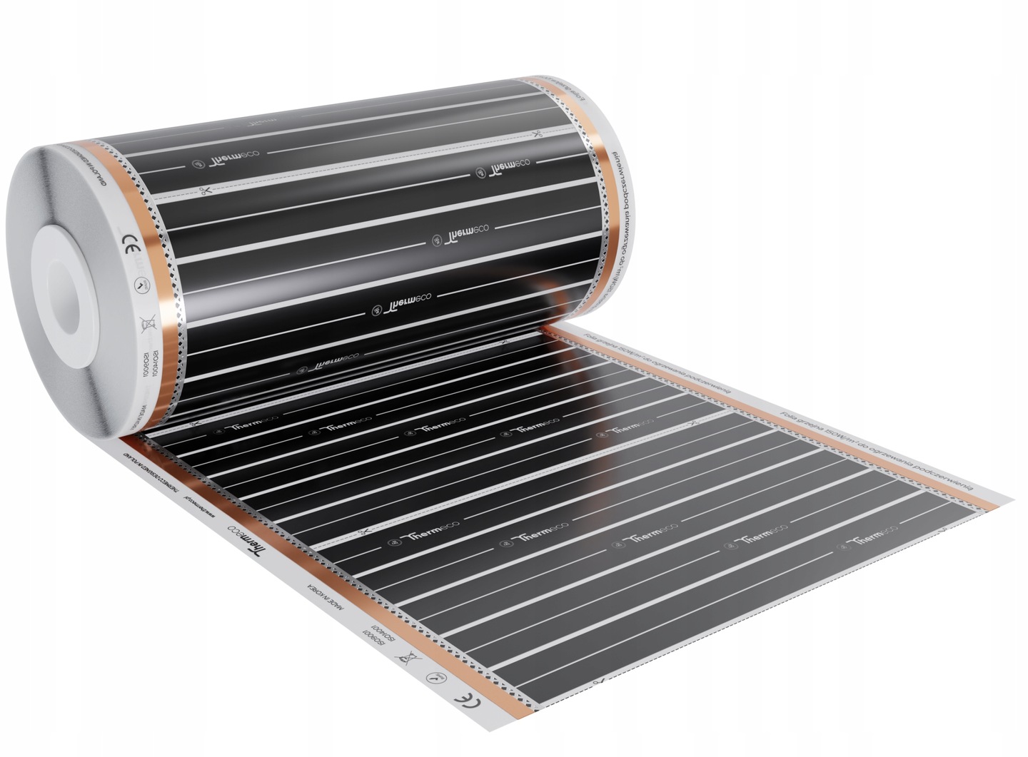 Zestaw folii grzewczej na podczerwień 5m2 (150W/m2) + regulator H8 - obrazek 5